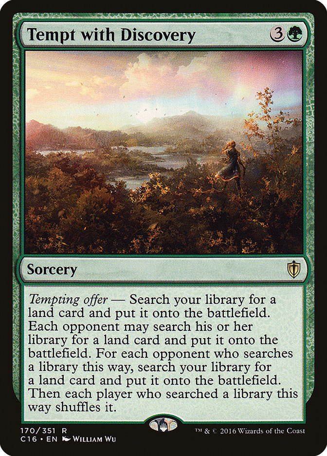 Tempt with Discovery [Commander 2016] Magic: The Gathering