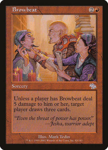 Browbeat [Judgment] Magic: The Gathering