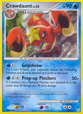 Crawdaunt (22/146) [Diamond & Pearl: Legends Awakened] Pokémon
