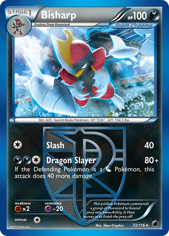 Bisharp (73/116) [Black & White: Plasma Freeze] Pokémon