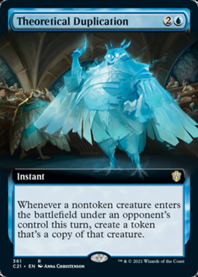 Theoretical Duplication (Extended Art) [Commander 2021] Magic: The Gathering