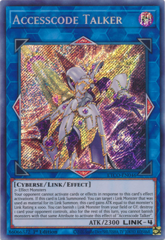 Accesscode Talker [ETCO-EN046] Secret Rare Yu-Gi-Oh!
