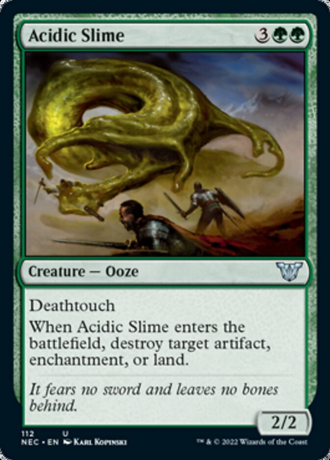 Acidic Slime [Kamigawa: Neon Dynasty Commander] Magic: The Gathering