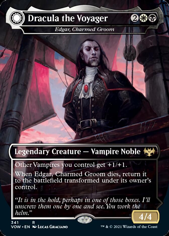 Edgar, Charmed Groom // Edgar Markov's Coffin - Dracula the Voyager // Casket of Native Earth [Innistrad: Crimson Vow] Magic: The Gathering