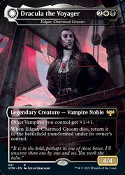 Edgar, Charmed Groom // Edgar Markov's Coffin - Dracula the Voyager // Casket of Native Earth [Innistrad: Crimson Vow] Magic: The Gathering