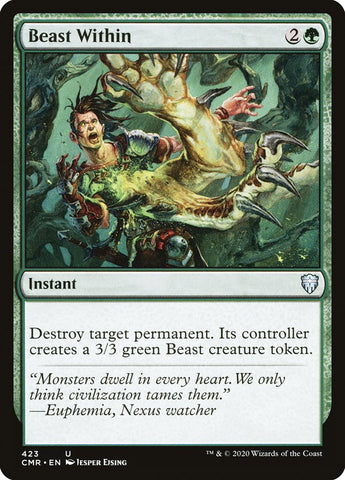 Beast Within [Commander Legends] Magic: The Gathering