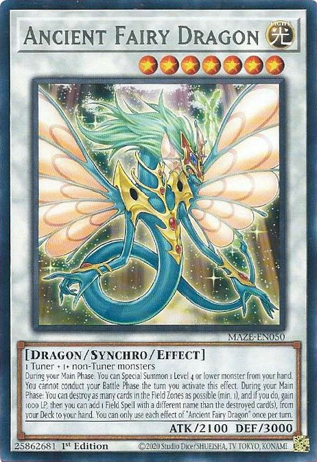 Ancient Fairy Dragon [MAZE-EN050] Rare Yu-Gi-Oh!