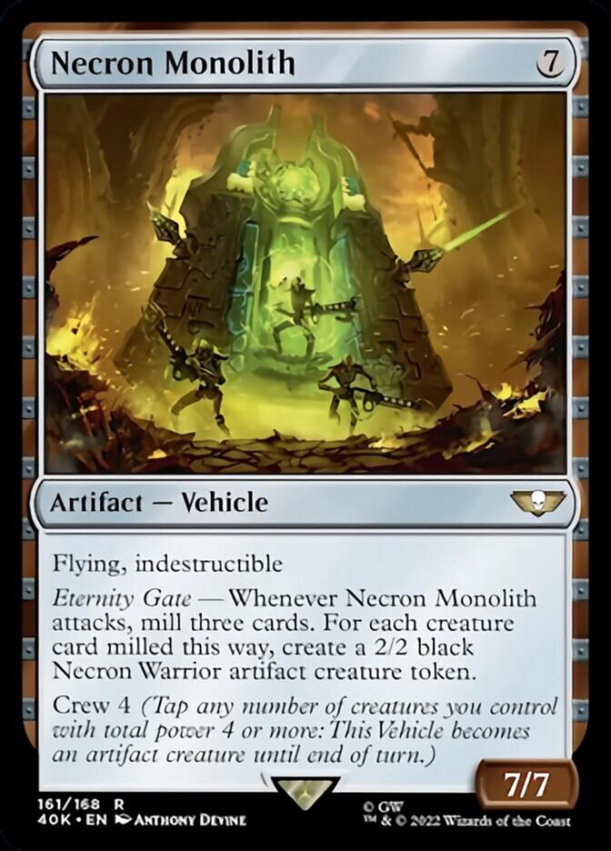 Necron Monolith [Warhammer 40,000] Magic: The Gathering