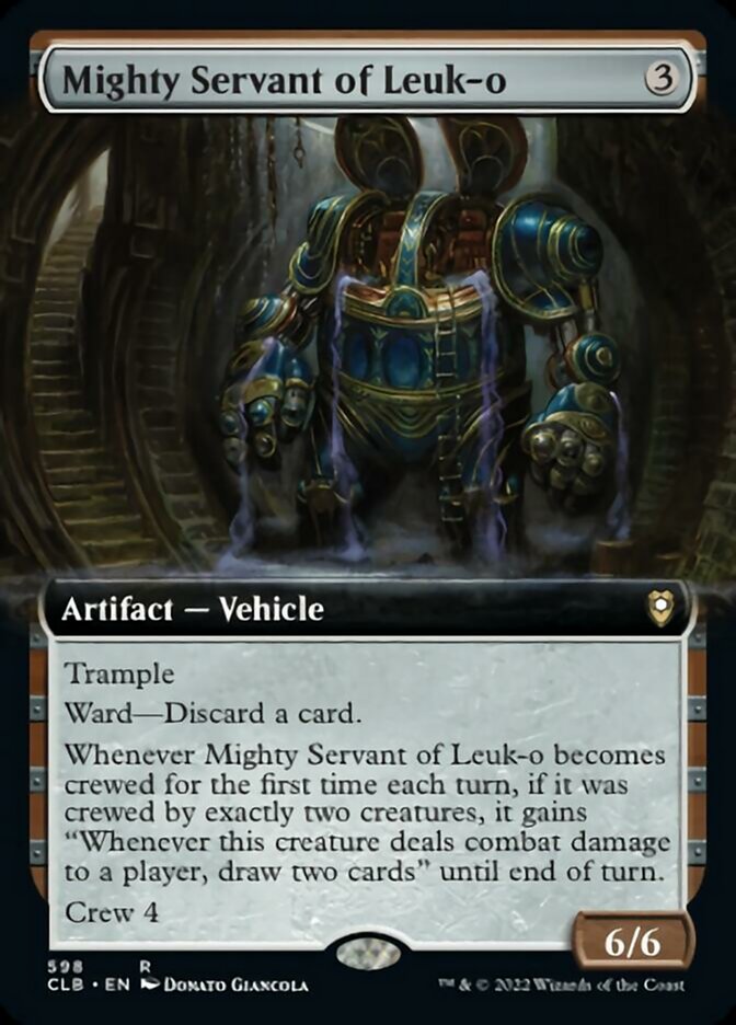 Mighty Servant of Leuk-o (Extended Art) [Commander Legends: Battle for Baldur's Gate] Magic: The Gathering