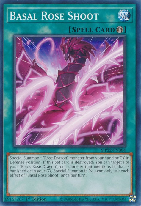 Basal Rose Shoot [MP22-EN094] Common Yu-Gi-Oh!