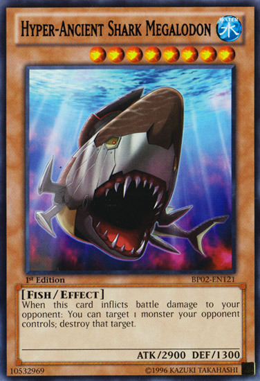 Hyper-Ancient Shark Megalodon [BP02-EN121] Rare Yu-Gi-Oh!