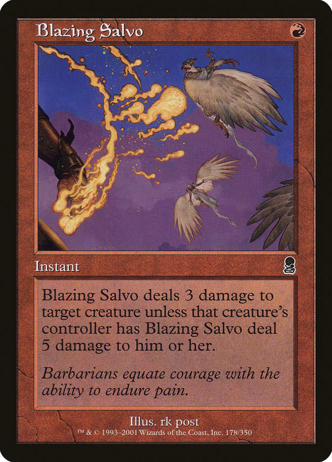 Blazing Salvo [Odyssey] Magic: The Gathering