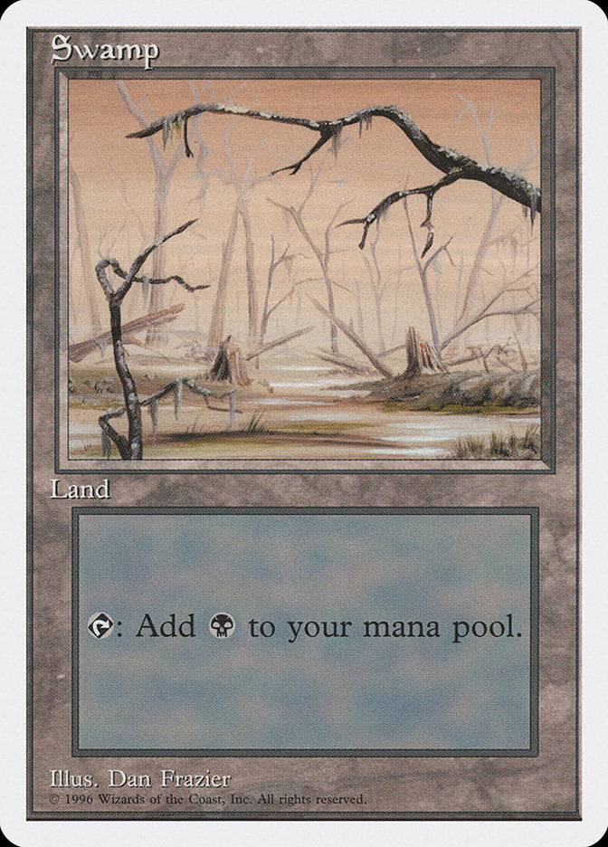 Swamp (Orange Background) [Introductory Two-Player Set] Magic: The Gathering