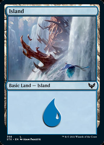 Island (368) [Strixhaven: School of Mages] Magic: The Gathering