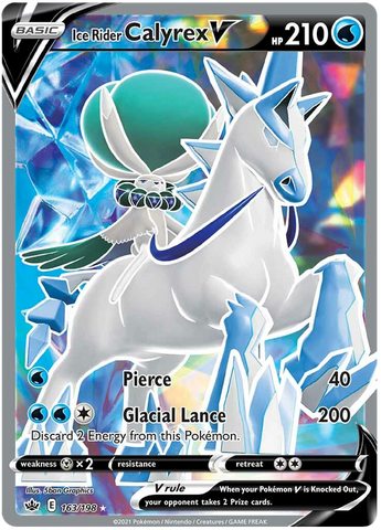 Ice Rider Calyrex V (163/198) [Sword & Shield: Chilling Reign] Pokémon