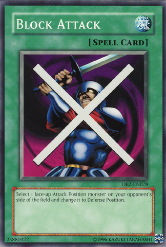 Block Attack [DB2-EN078] Common Yu-Gi-Oh!