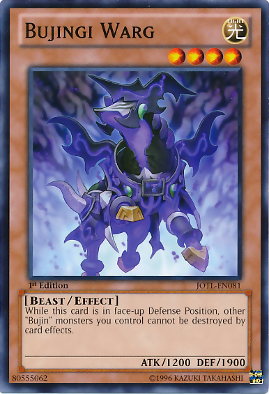 Bujingi Warg [JOTL-EN081] Common Yu-Gi-Oh!