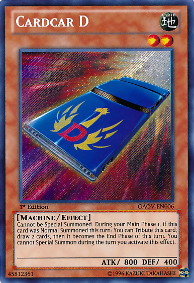 Cardcar D [GAOV-EN006] Secret Rare Yu-Gi-Oh!