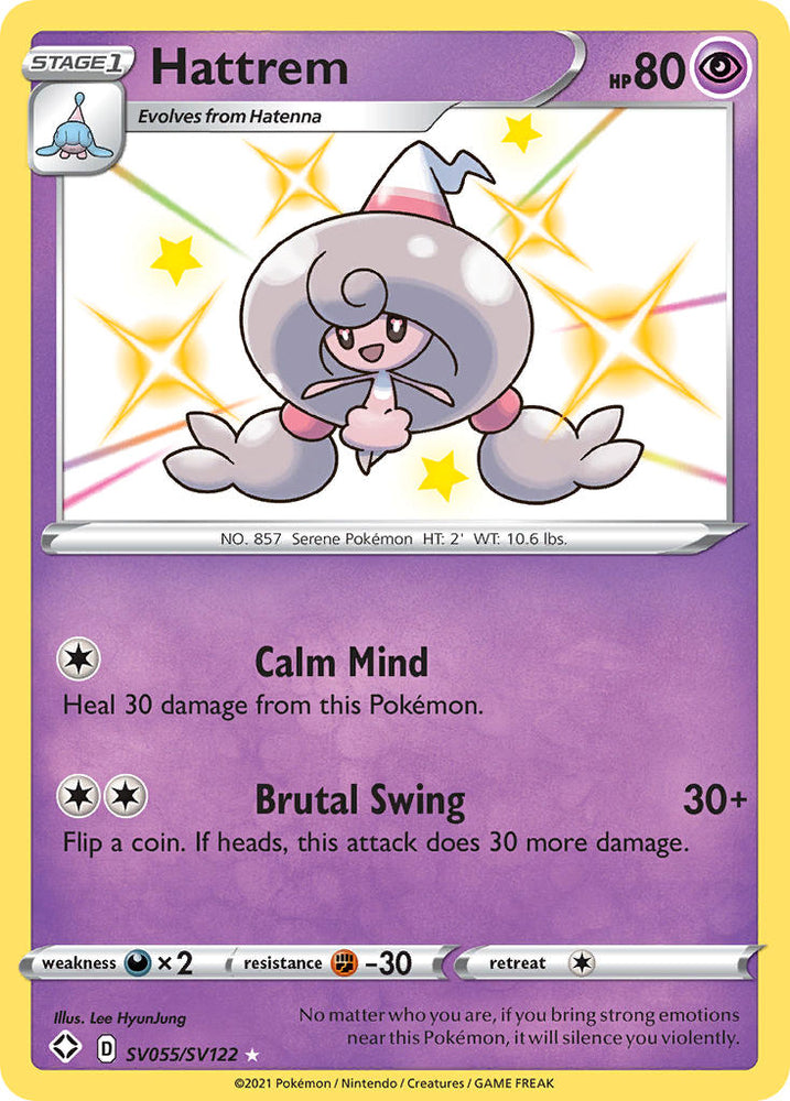 Hattrem (SV055/SV122) [Sword & Shield: Shining Fates] Pokémon
