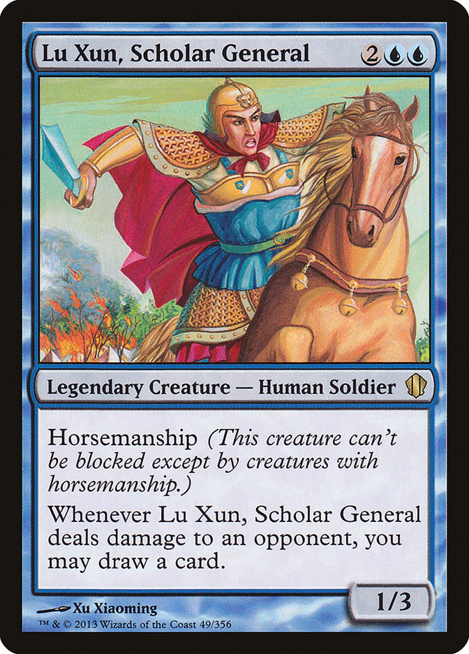 Lu Xun, Scholar General [Commander 2013] Magic: The Gathering