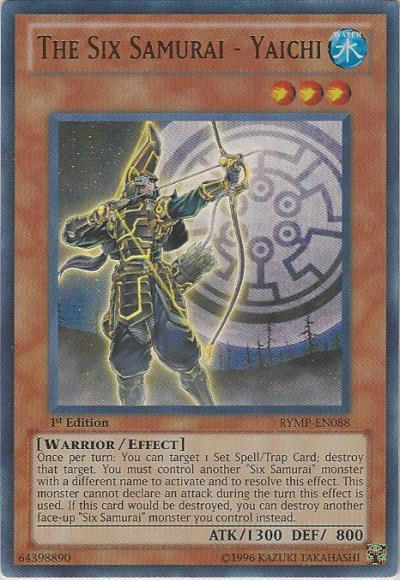 The Six Samurai - Yaichi [RYMP-EN088] Ultra Rare Yu-Gi-Oh!