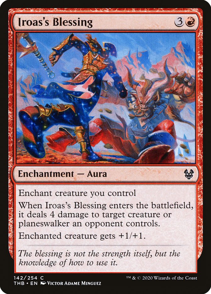 Iroas's Blessing [Theros Beyond Death] Magic: The Gathering