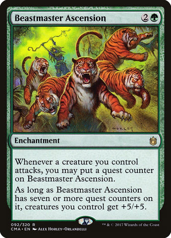 Beastmaster Ascension [Commander Anthology] Magic: The Gathering