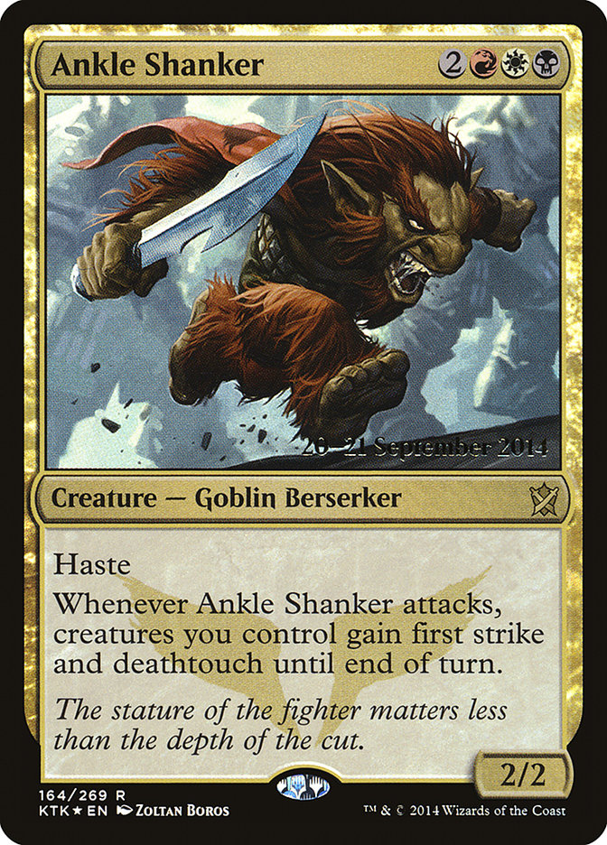 Ankle Shanker [Khans of Tarkir Prerelease Promos] Magic: The Gathering