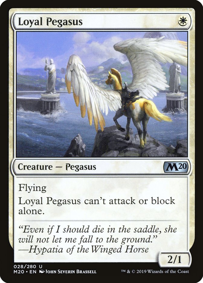Loyal Pegasus [Core Set 2020] Magic: The Gathering