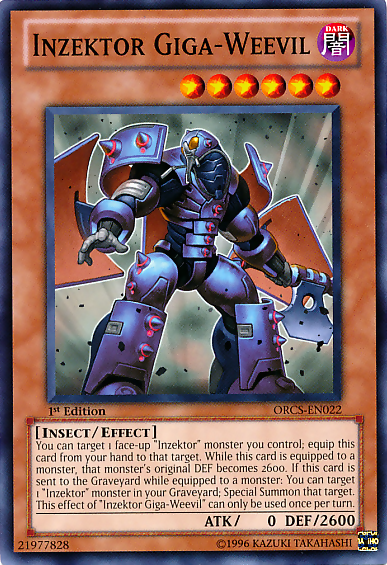 Inzektor Giga-Weevil [ORCS-EN022] Common Yu-Gi-Oh!