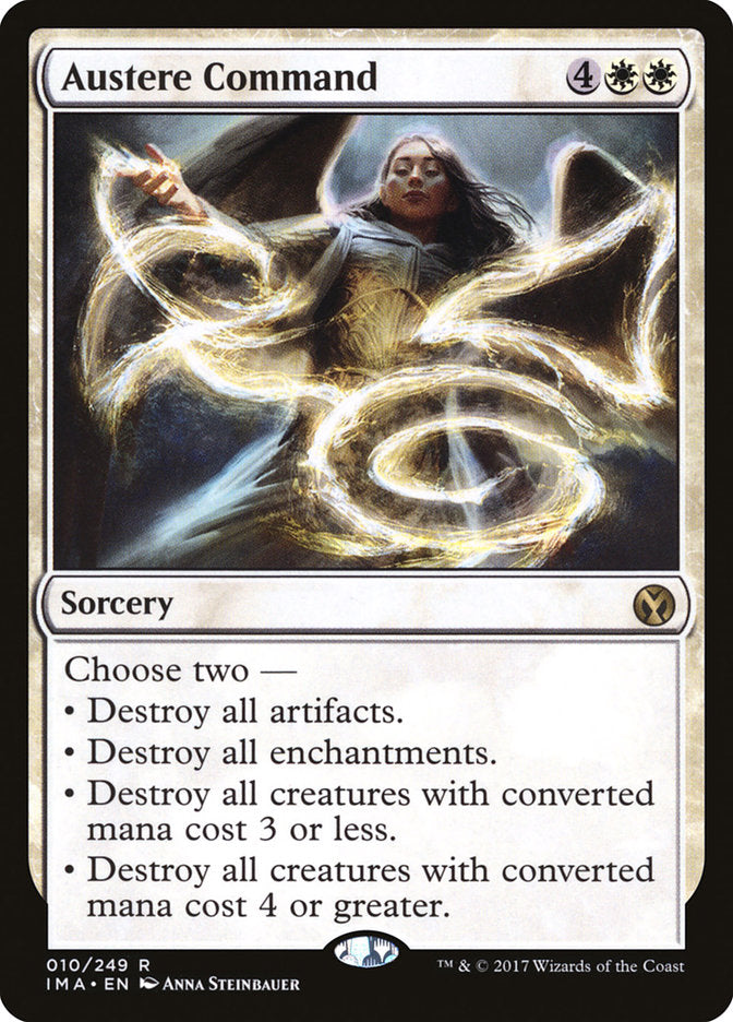 Austere Command [Iconic Masters] Magic: The Gathering