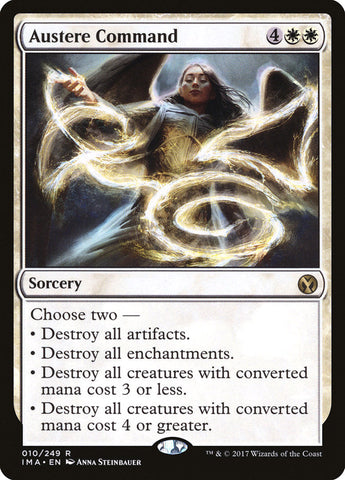 Austere Command [Iconic Masters] Magic: The Gathering