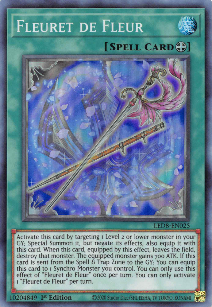 Fleuret de Fleur [LED8-EN025] Super Rare Yu-Gi-Oh!