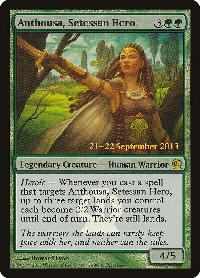 Anthousa, Setessan Hero [Theros Prerelease Promos] Magic: The Gathering
