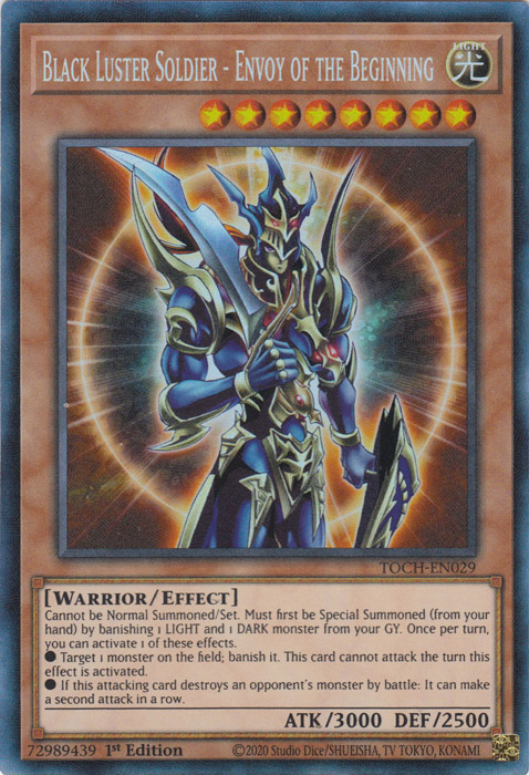 Black Luster Soldier - Envoy of the Beginning [TOCH-EN029] Collector's Rare Yu-Gi-Oh!
