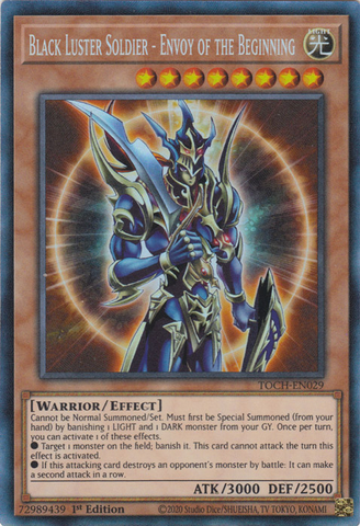 Black Luster Soldier - Envoy of the Beginning [TOCH-EN029] Collector's Rare Yu-Gi-Oh!