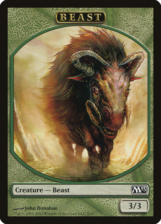 Beast Token [Magic 2013 Tokens] Magic: The Gathering