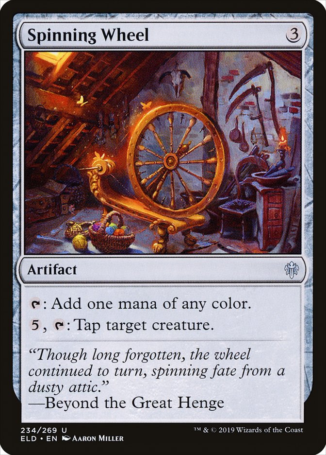 Spinning Wheel [Throne of Eldraine] Magic: The Gathering