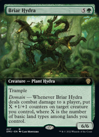 Briar Hydra (Extended Art) [Dominaria United] Magic: The Gathering