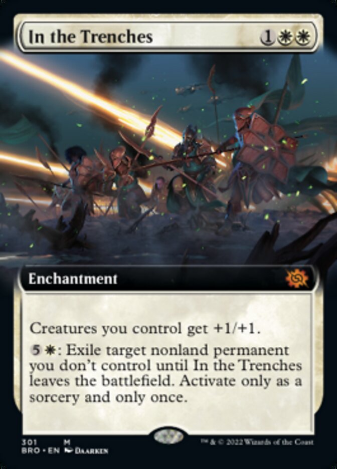 In the Trenches (Extended Art) [The Brothers' War] Magic: The Gathering