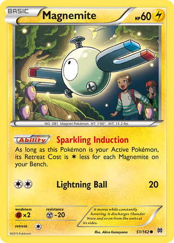 Magnemite (51/162) [XY: BREAKthrough] Pokémon