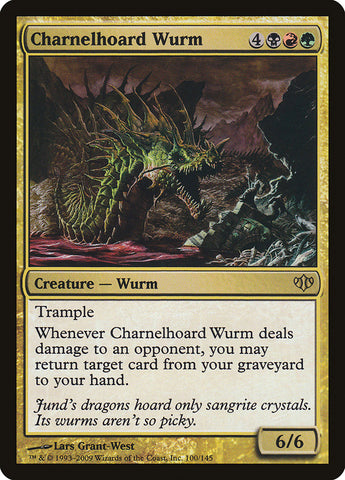 Charnelhoard Wurm [Conflux] Magic: The Gathering
