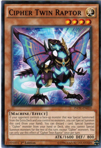 Cipher Twin Raptor [INOV-EN010] Common Yu-Gi-Oh!