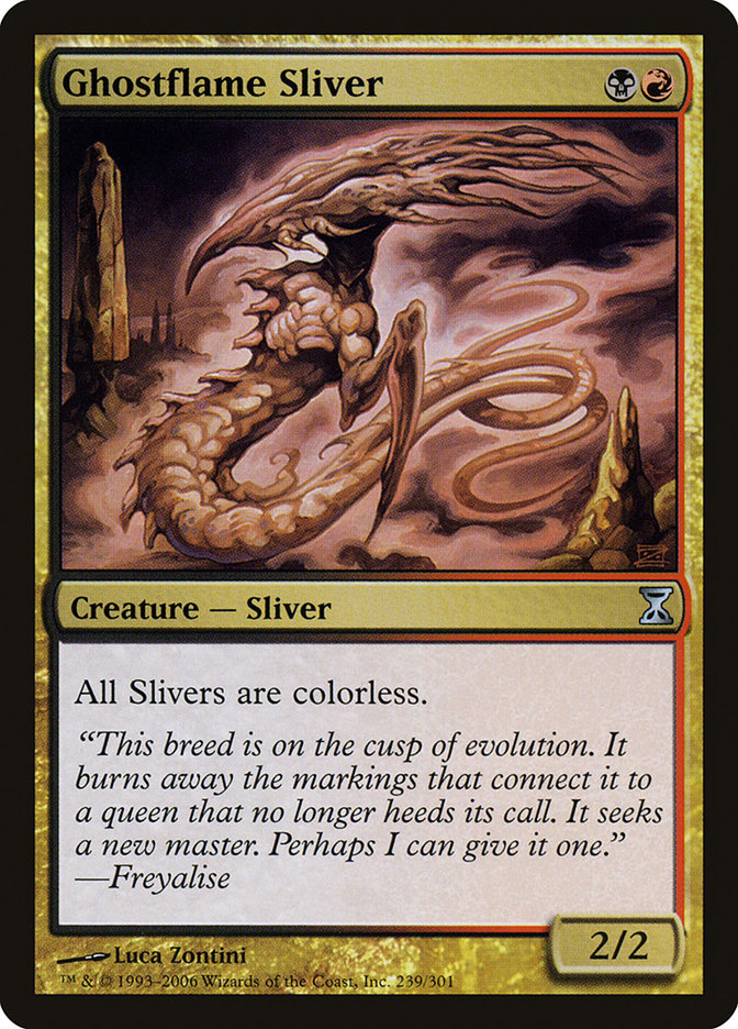 Ghostflame Sliver [Time Spiral] Magic: The Gathering