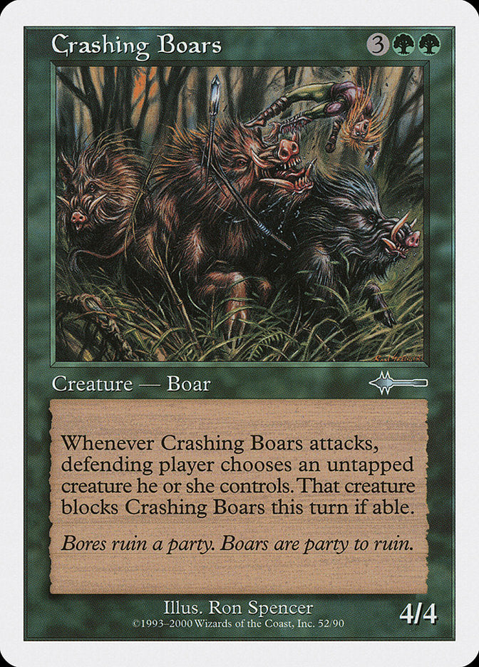 Crashing Boars [Beatdown] Magic: The Gathering