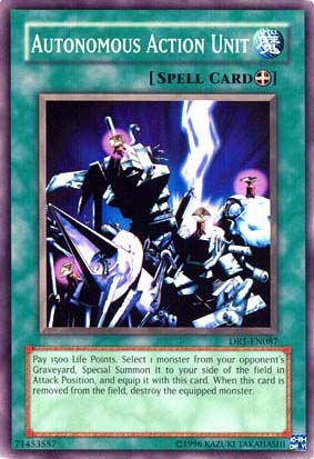 Autonomous Action Unit [DR1-EN087] Common Yu-Gi-Oh!