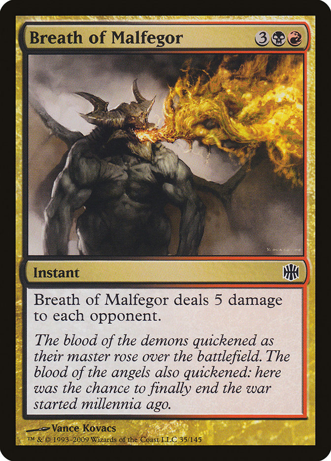 Breath of Malfegor [Alara Reborn] Magic: The Gathering