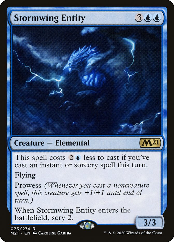 Stormwing Entity [Core Set 2021] Magic: The Gathering