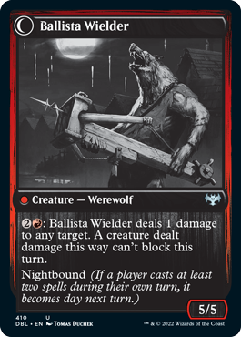 Ballista Watcher // Ballista Wielder [Innistrad: Double Feature] Magic: The Gathering