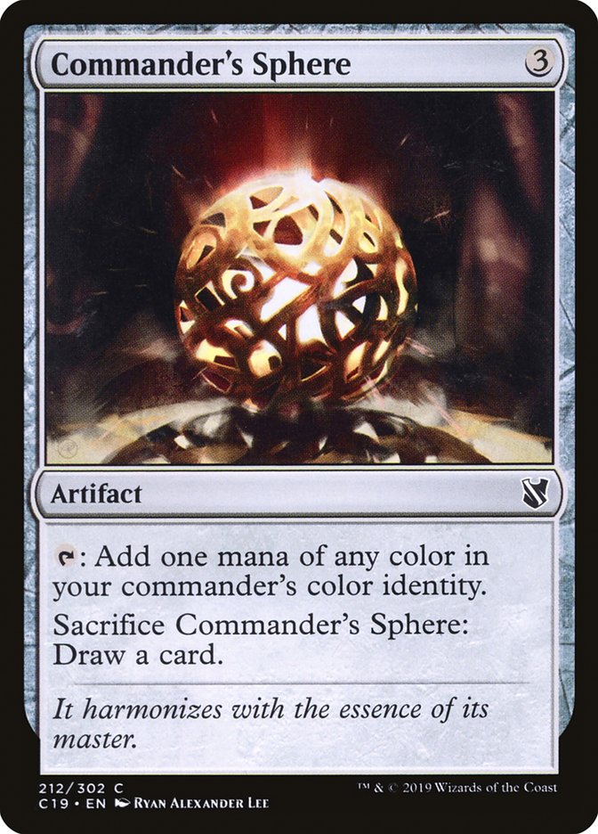 Commander's Sphere [Commander 2019] Magic: The Gathering